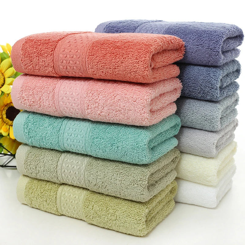 High quality pure cotton thickened Adult towels Soft and absorbent towels for both men women's household useDaily face washtowel