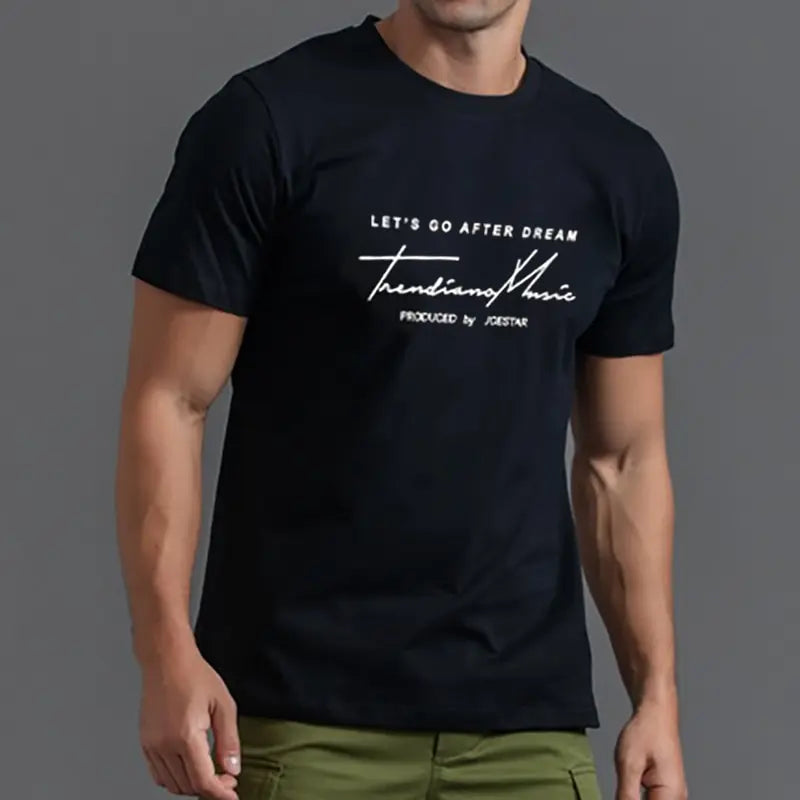 Camiseta Masculina Slim Fit de Manga Curta