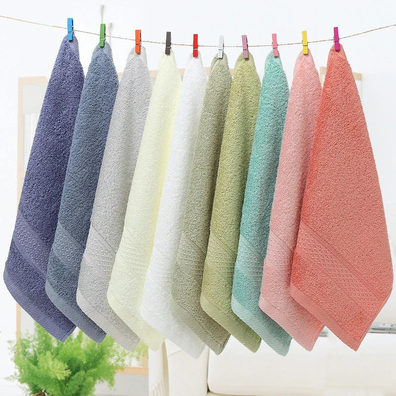 High quality pure cotton thickened Adult towels Soft and absorbent towels for both men women's household useDaily face washtowel