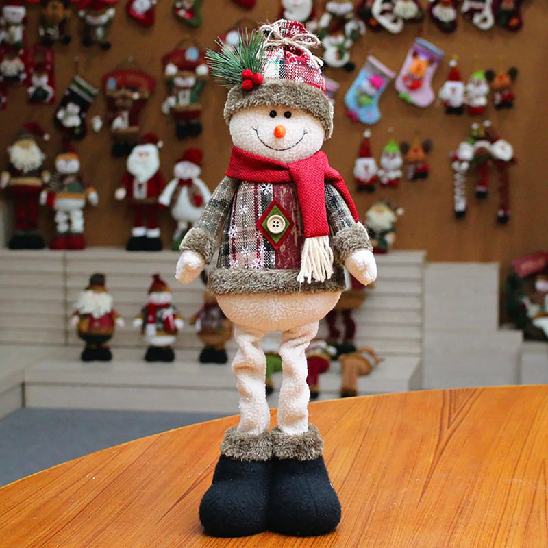 Bonecos Decorativos Natalinos - Escolha Papai Noel, Boneco de Neve ou Rena