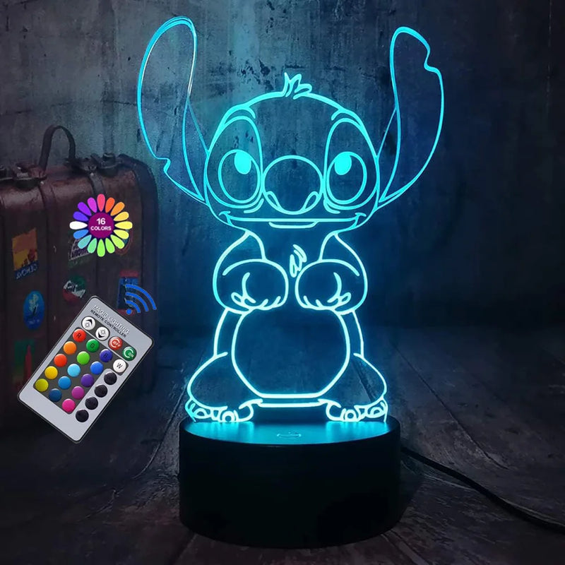 Lampada Stitch MagicTouch 3D