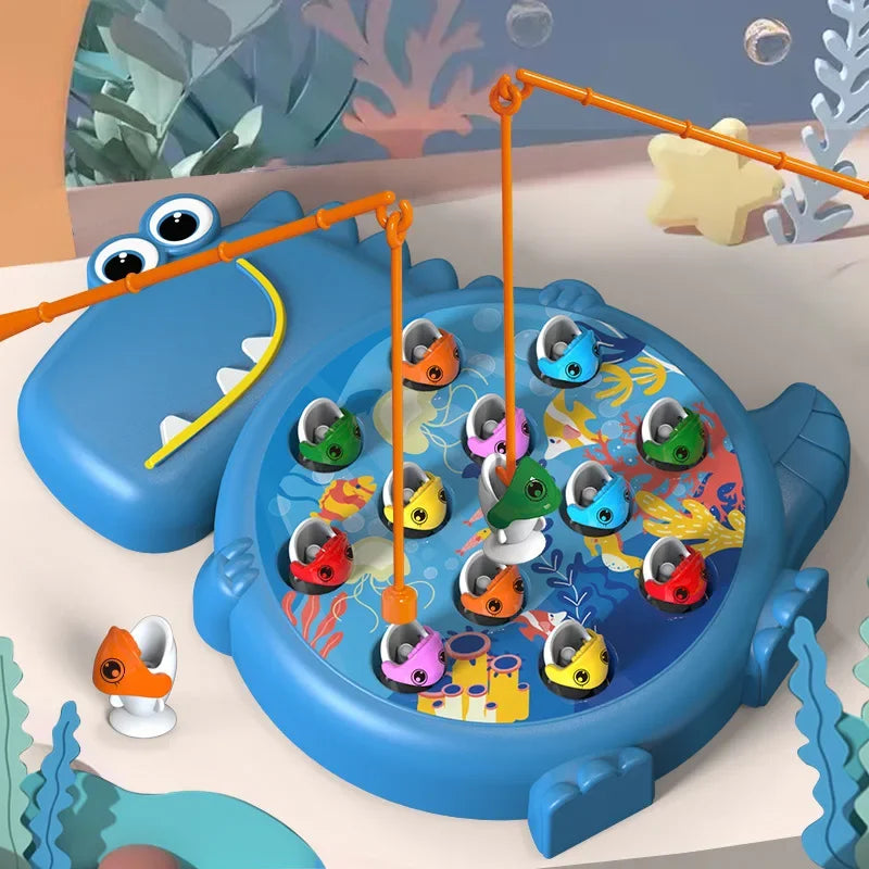 Brinquedo de Pesca Magnético Dinossauro - Jogo Educativo para Crianças