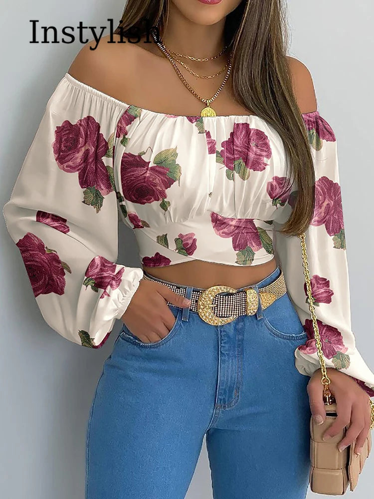 Blusa Boho Ombro a Ombro