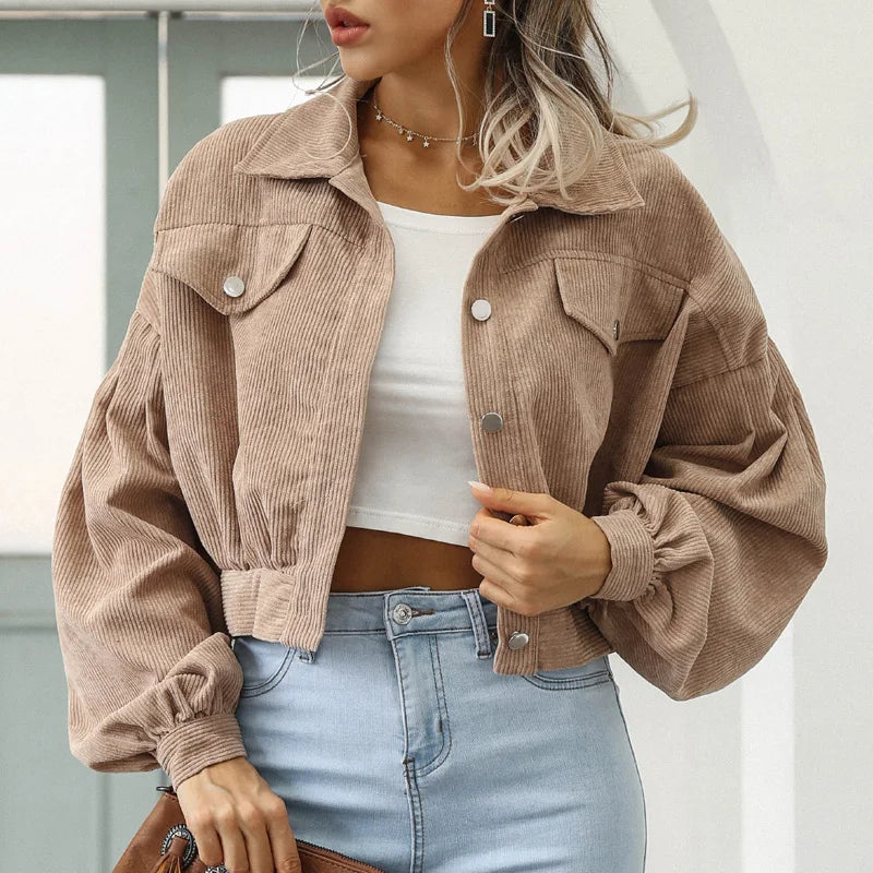 Jaqueta Bomber Cropped